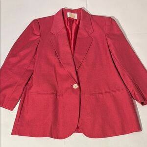 Country Sophisticates by Pendleton Vintage Blazer size 10 silk blend womens USA